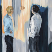 Männer ohne einen Titel, Nr. 3<br>180 x 120 cm, Acryl / Leinwand. Foto: Helge Mundt
