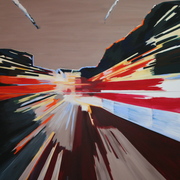 Ohne Titel, Aus der Serie Painting Stills<br/>Acryl auf Leinwand, 200x190cm, 2011