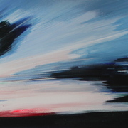 Ohne Titel, Aus der Serie Painting Stills<br/>Acryl auf Leinwand, 40x25cm, 2013