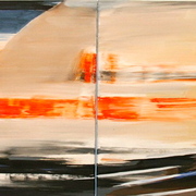 Ohne Titel, Aus der Serie Chromologie<br/>Acryl auf Leinwand, 120x50cm, 2009