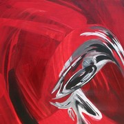 Ohne Titel, Aus der Serie Chromologie<br/>Acryl auf Leinwand, 40x30cm, 2008